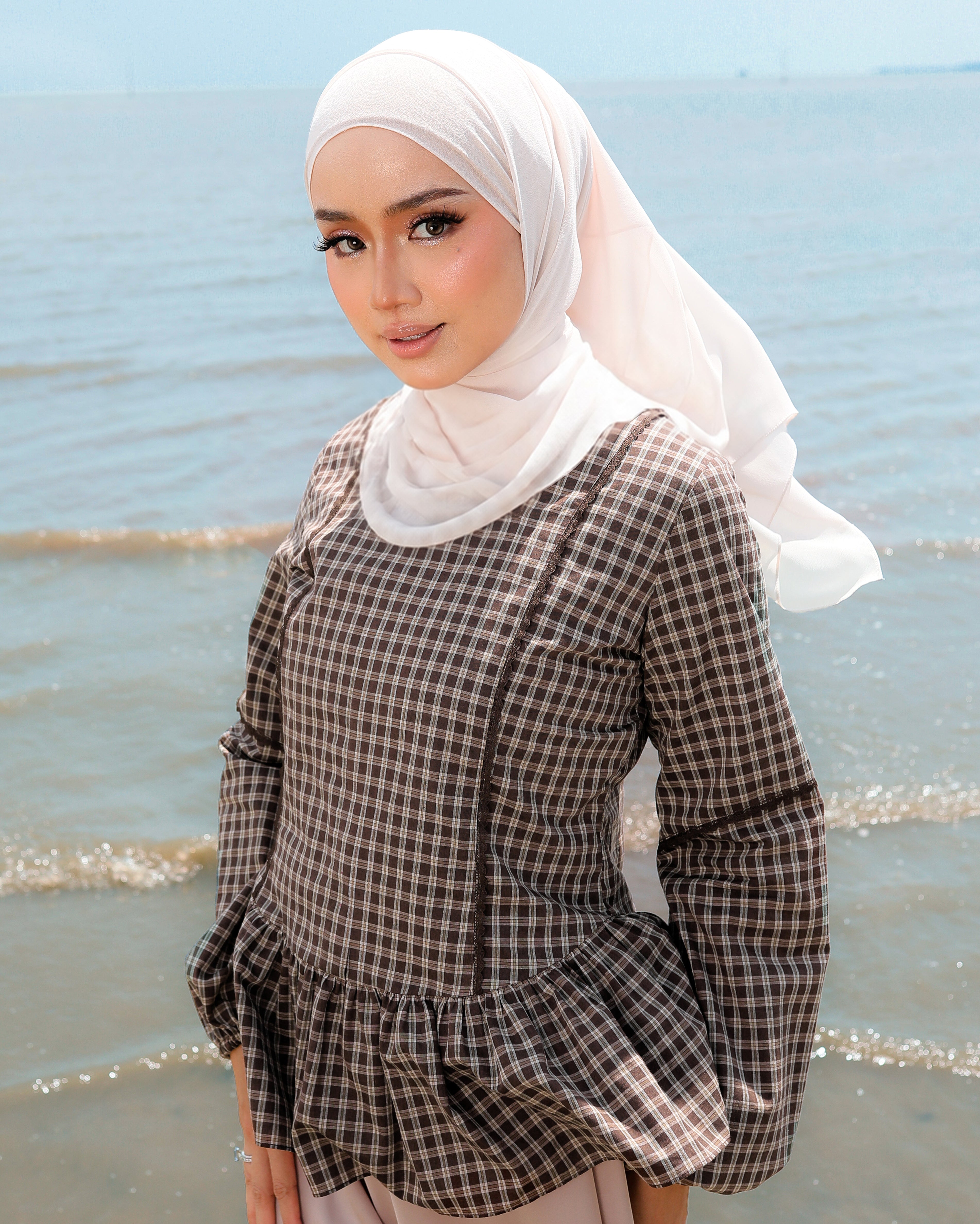 Amelea Top in Cocoa