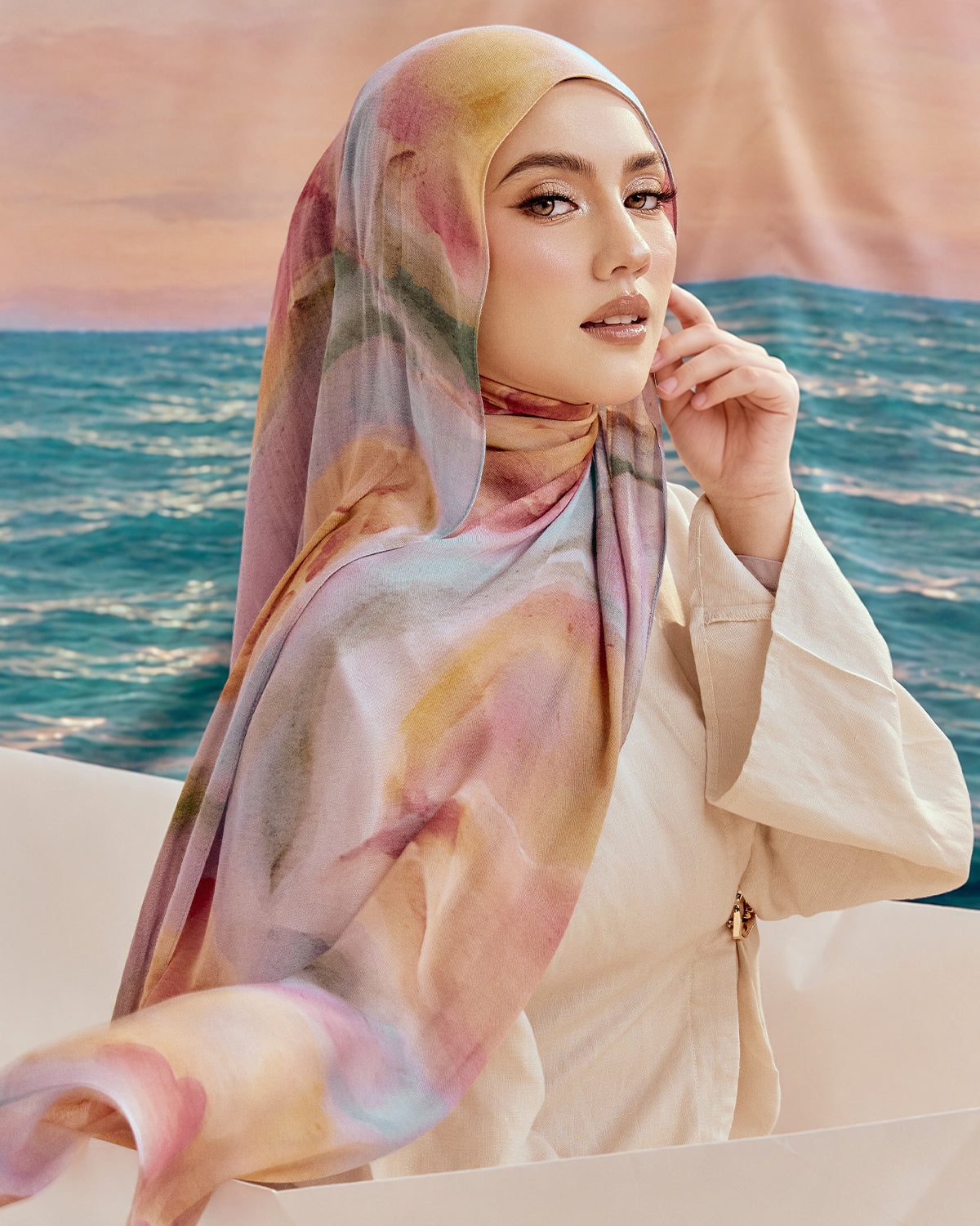 Bayu in Asrita Modal Shawl