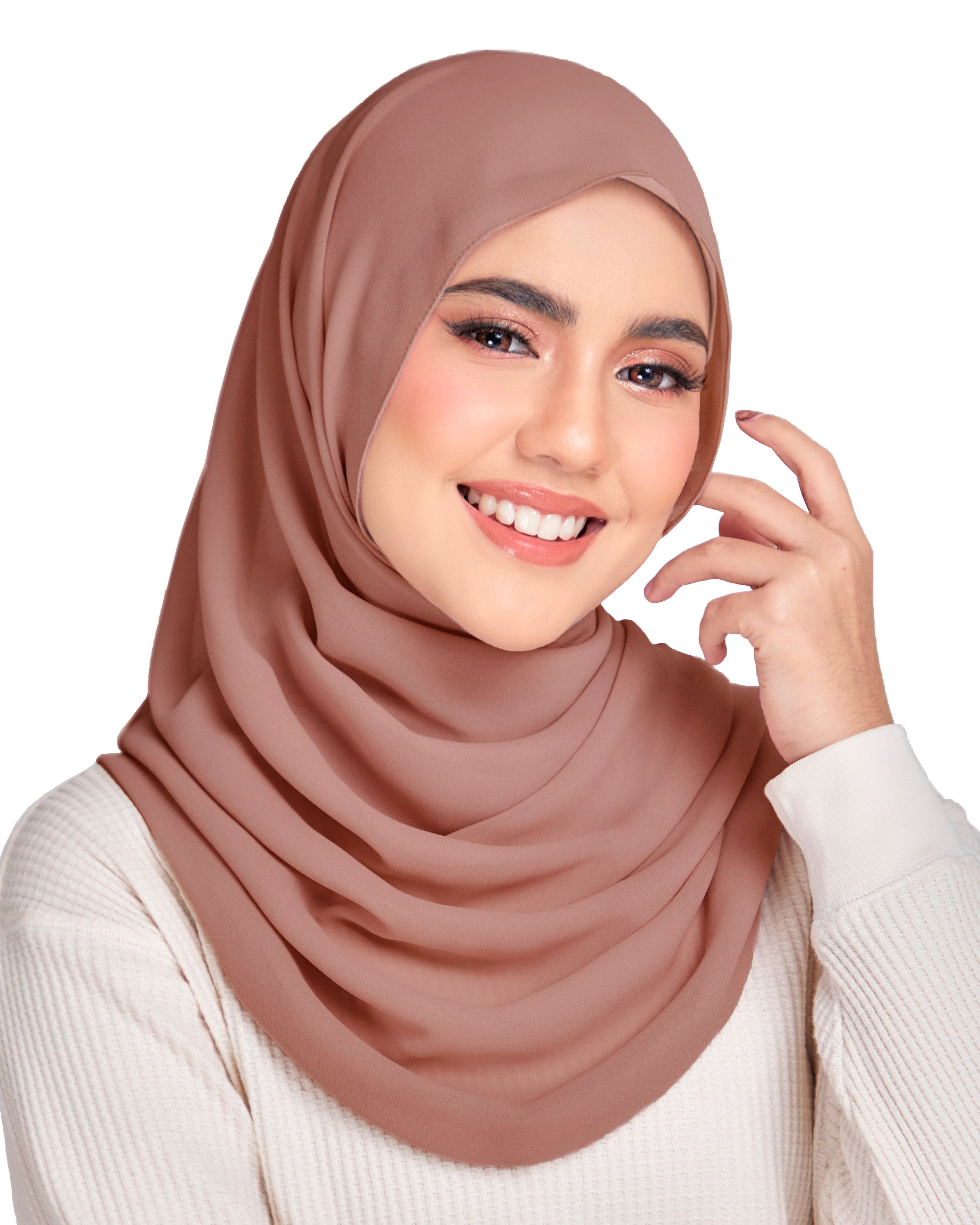 SAFIYYA PEARL CHIFFON SHAWL