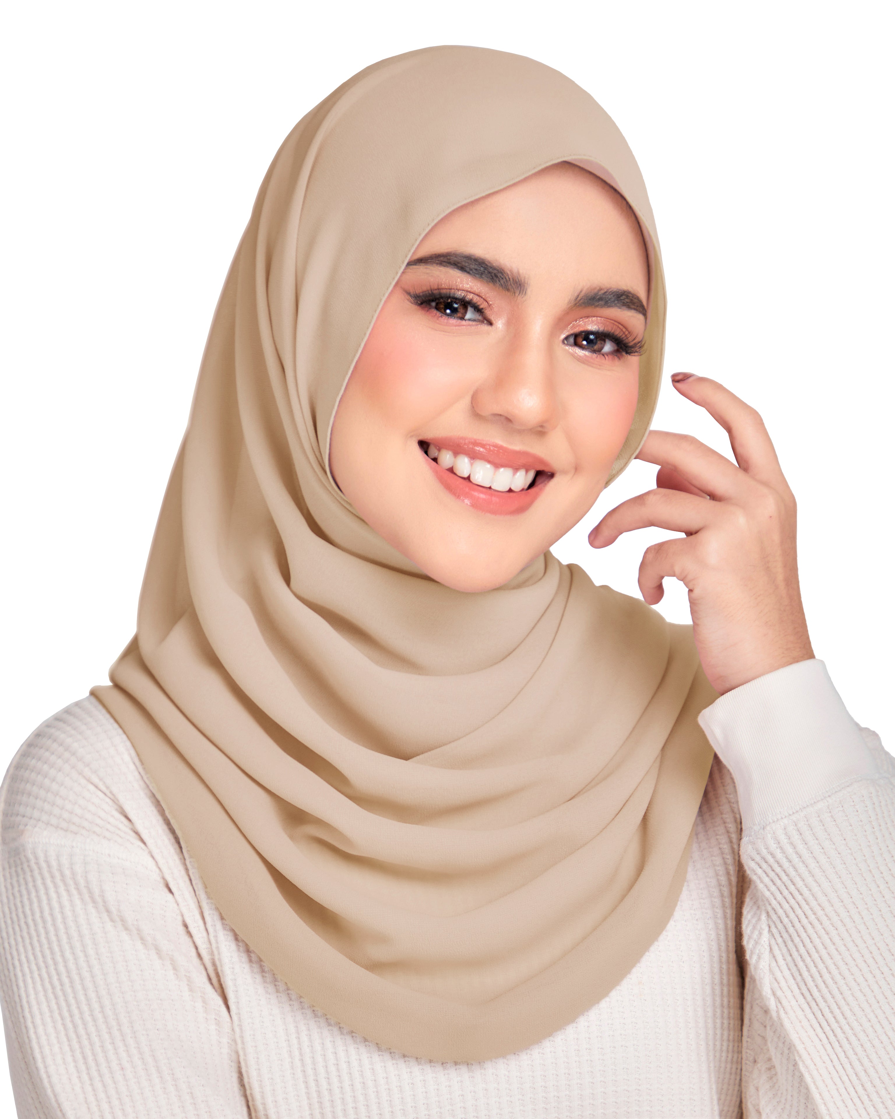 SAFIYYA PEARL CHIFFON SHAWL