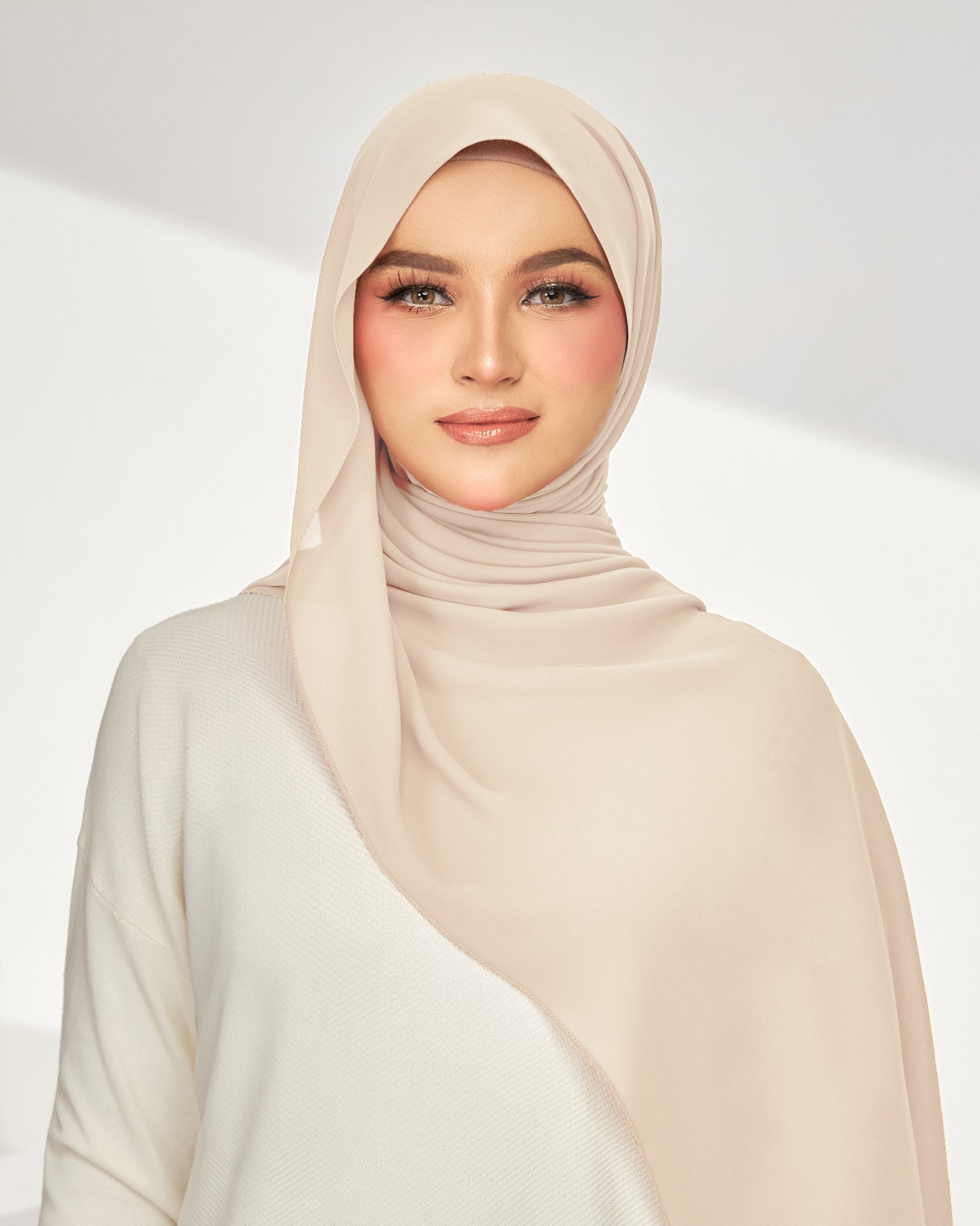 Alleia Diamond Chiffon Shawl
