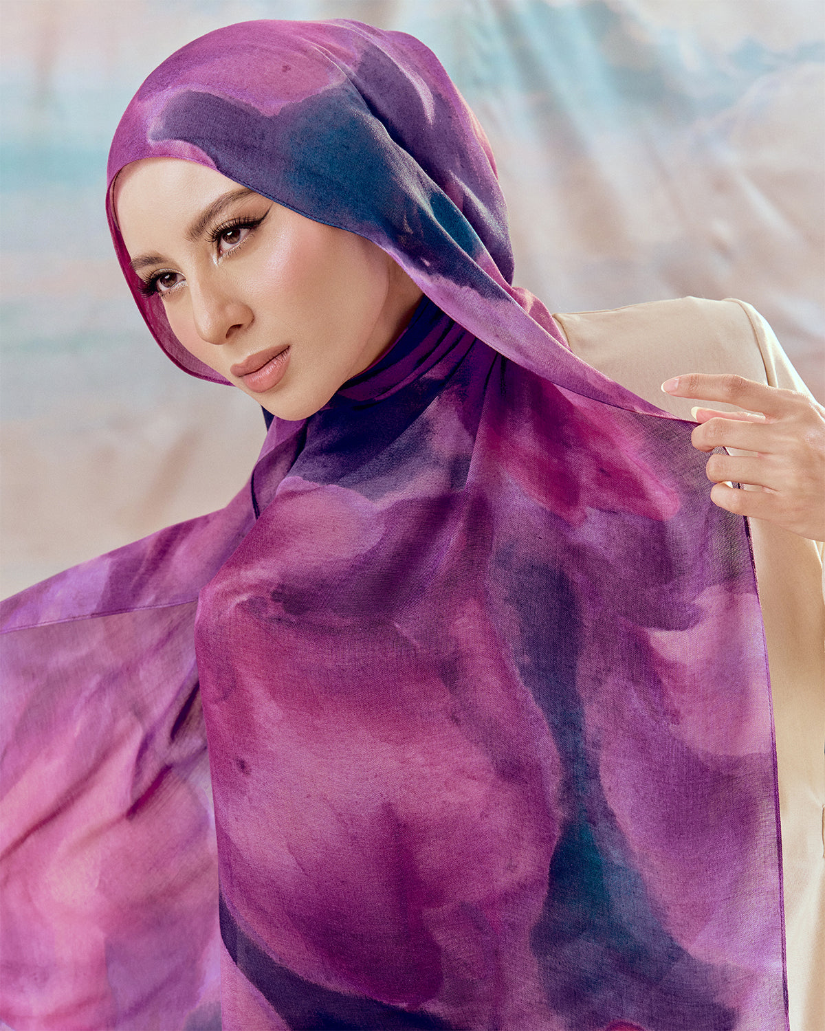 Bayu in Candra Modal Shawl