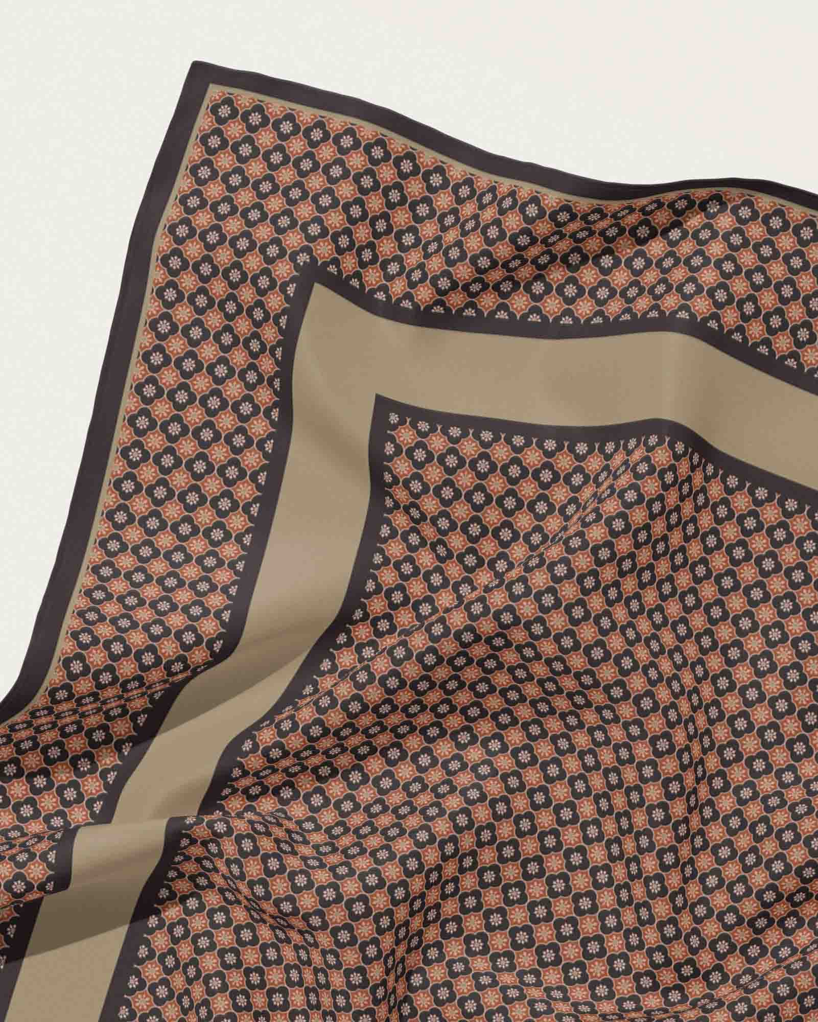 Zellij Square in  Canyon Black