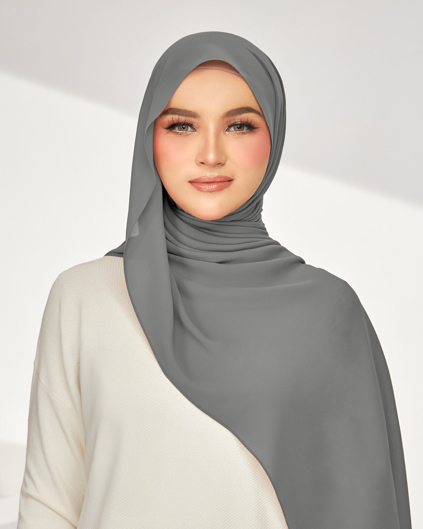 Alleia Diamond Chiffon Shawl