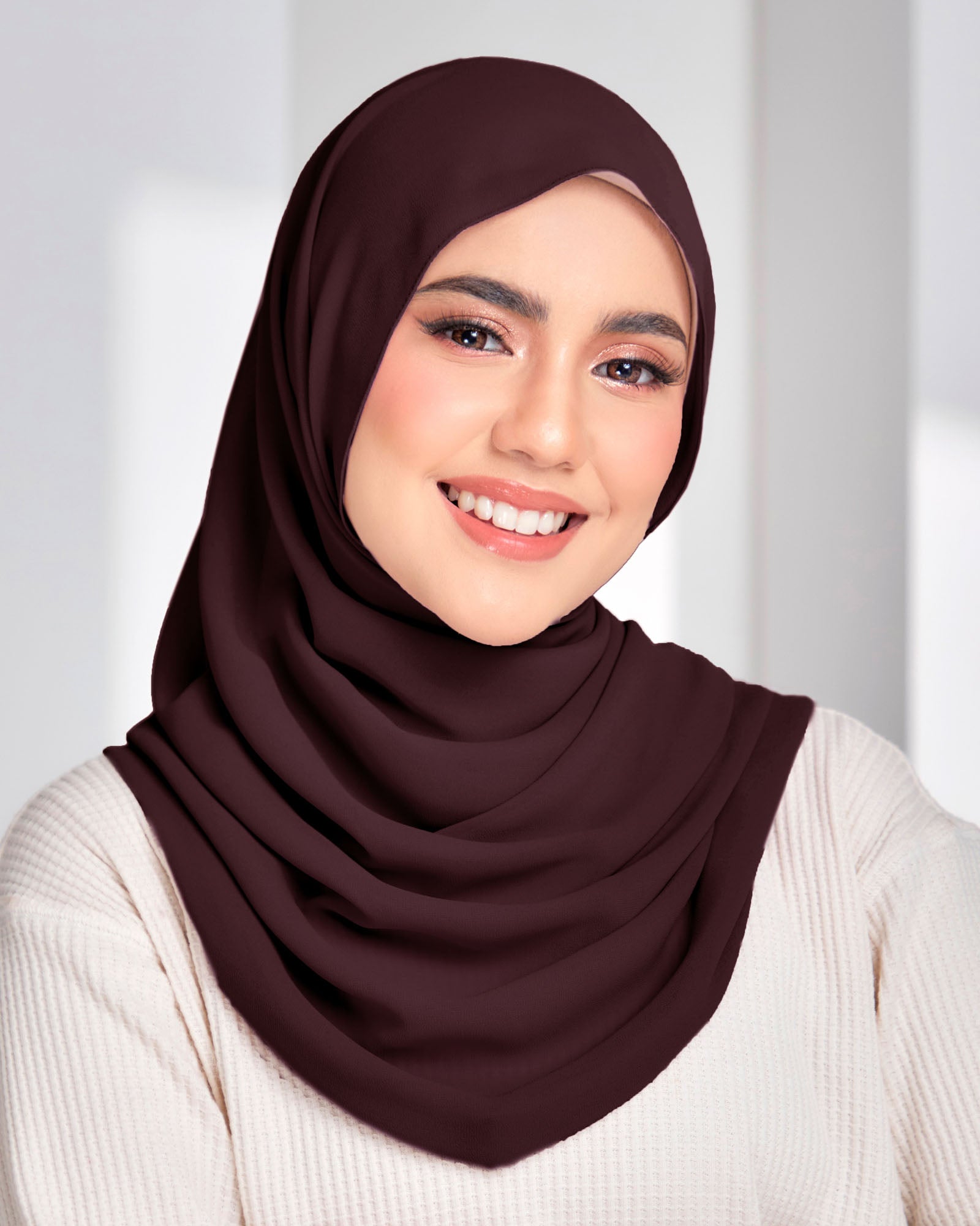 SAFIYYA PEARL CHIFFON SHAWL