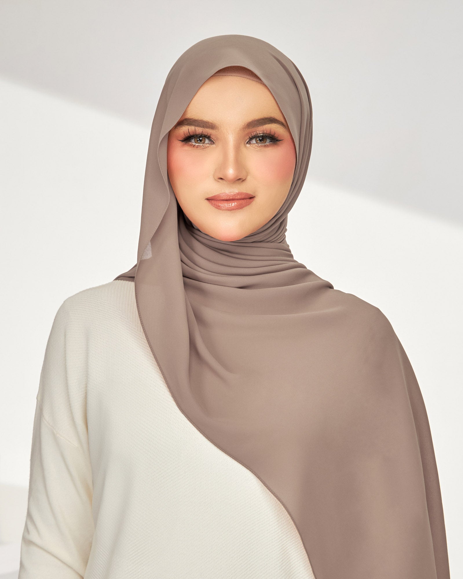 Alleia Diamond Chiffon Shawl