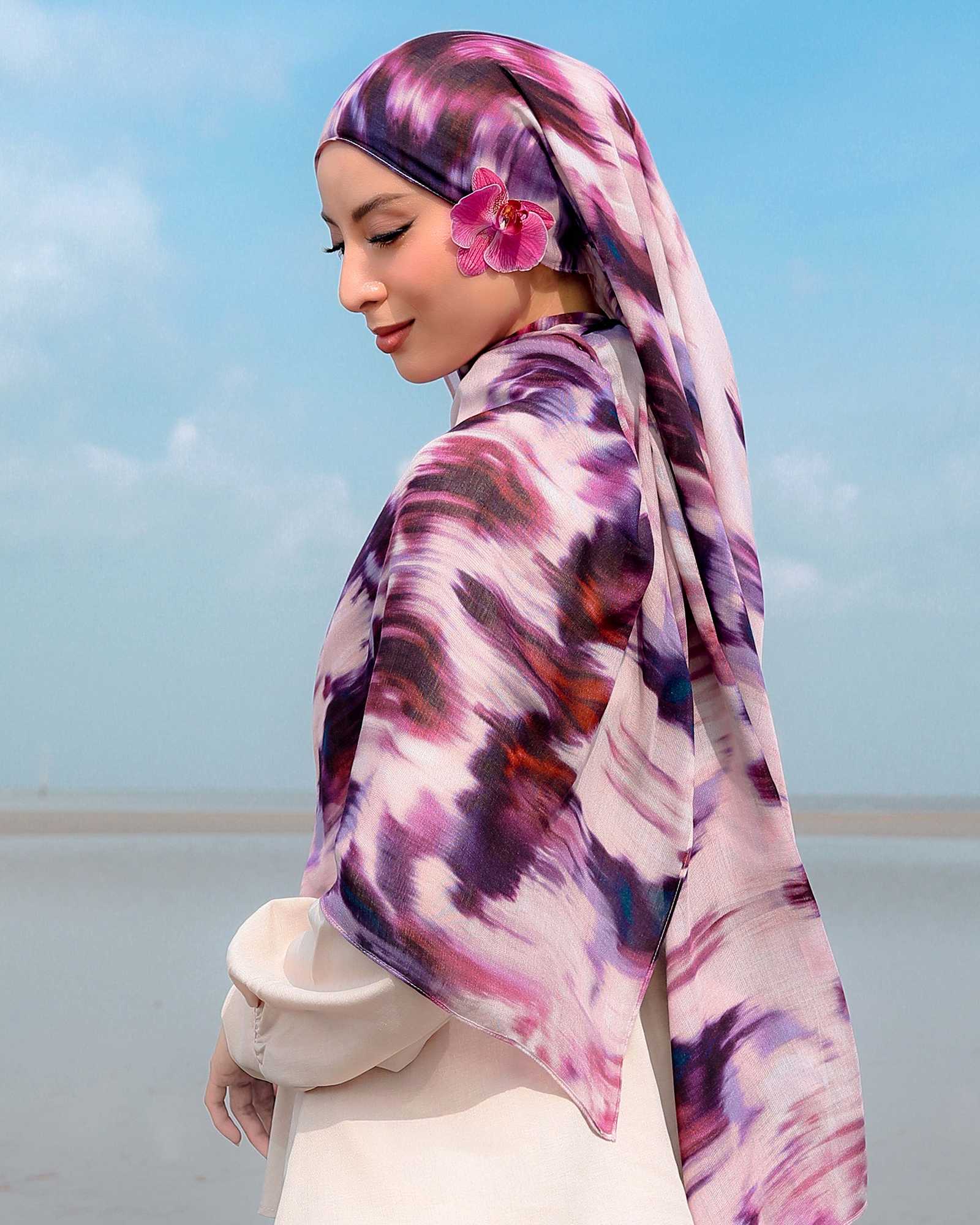 ORCHID IN ELMA MODAL SHAWL
