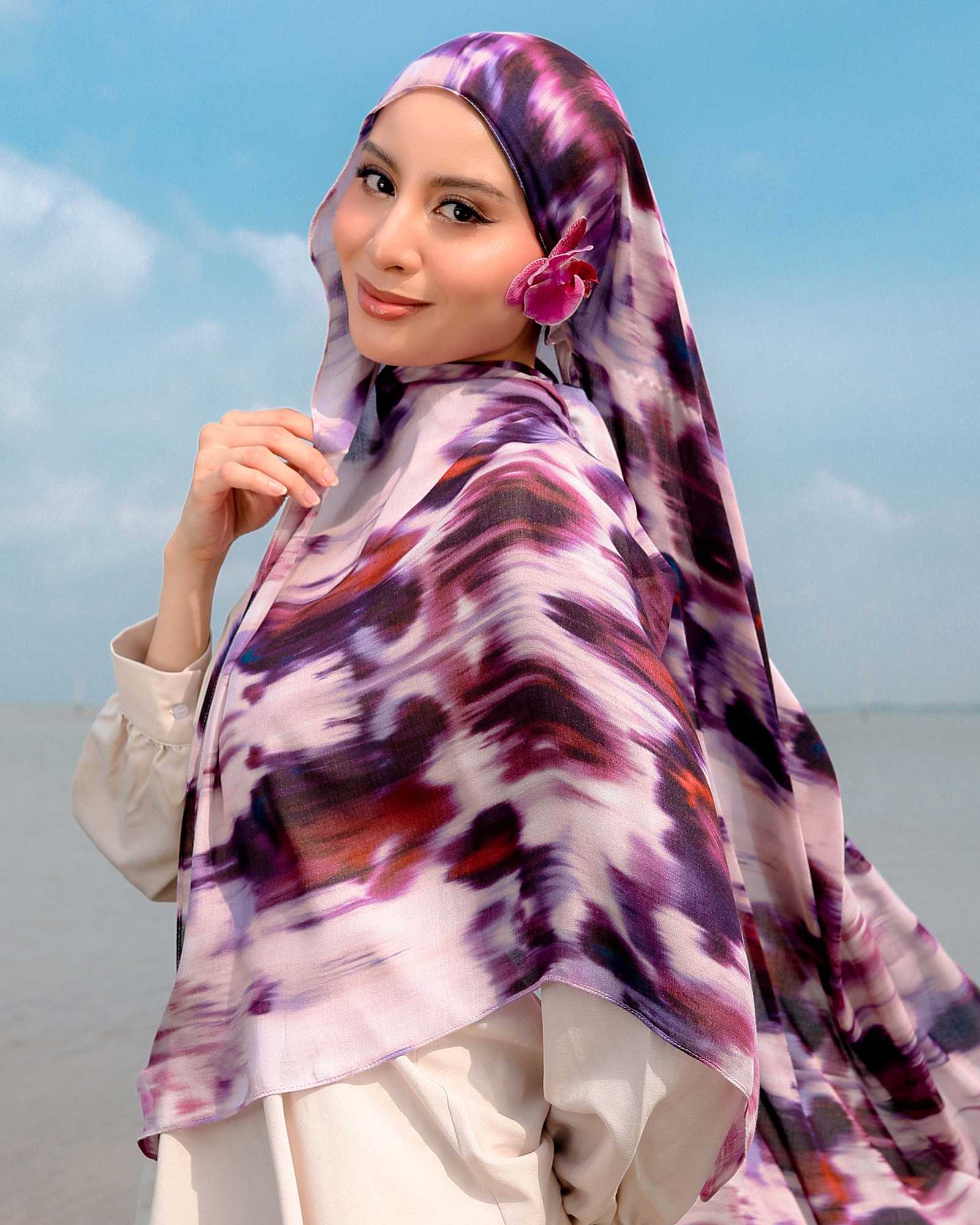 ORCHID IN ELMA MODAL SHAWL