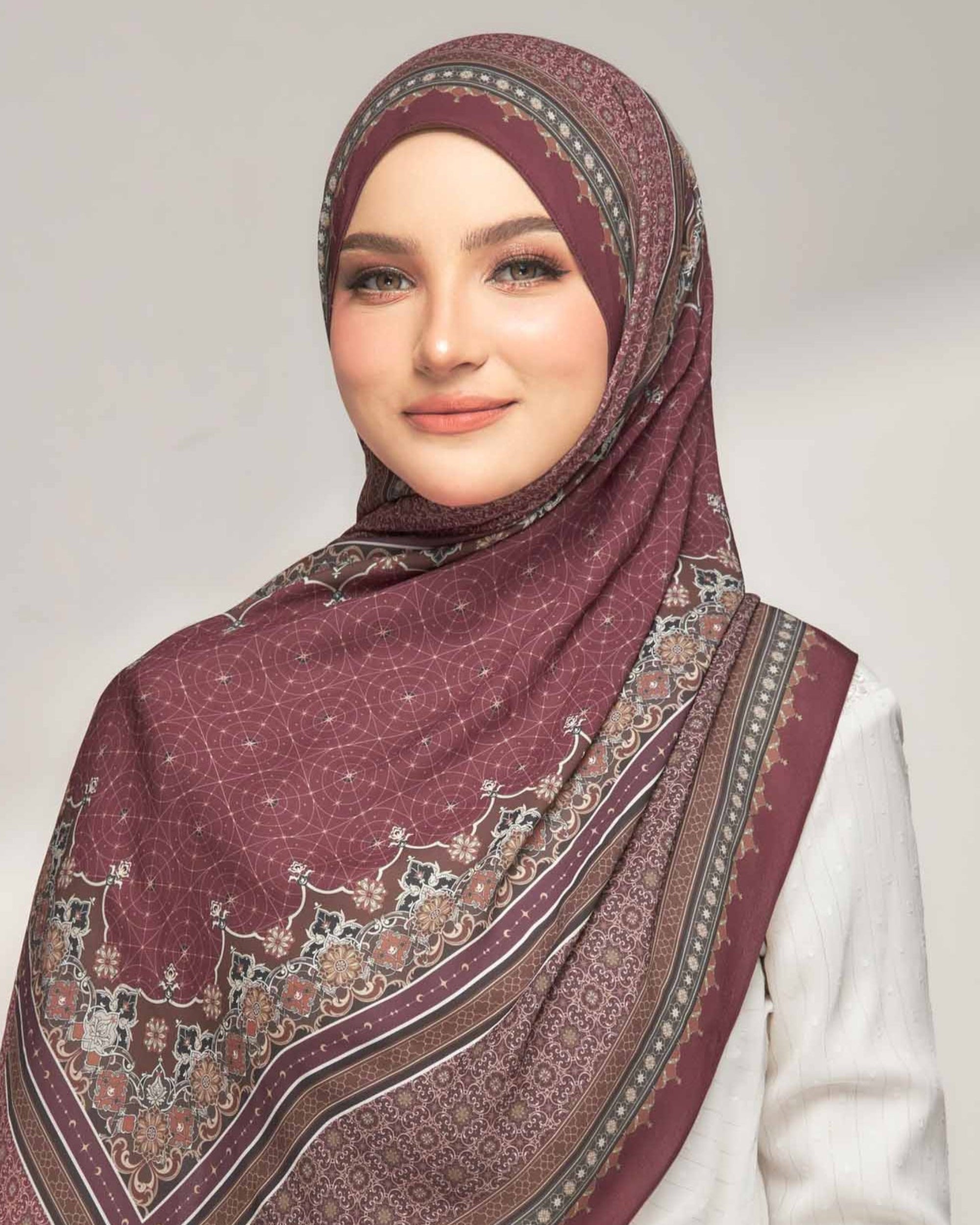 Buruj in Eshaal Chiffon Shawl
