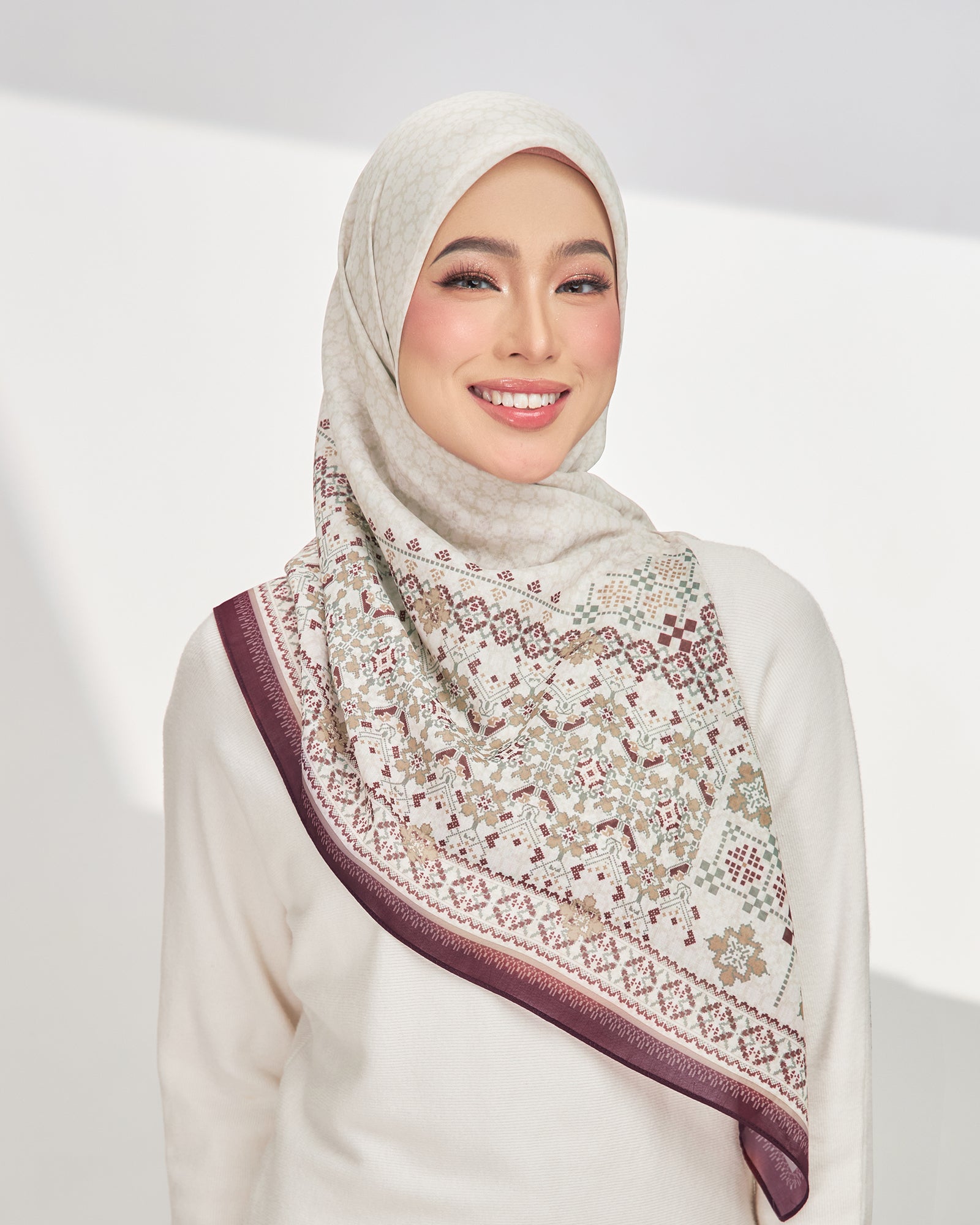 tudung printed