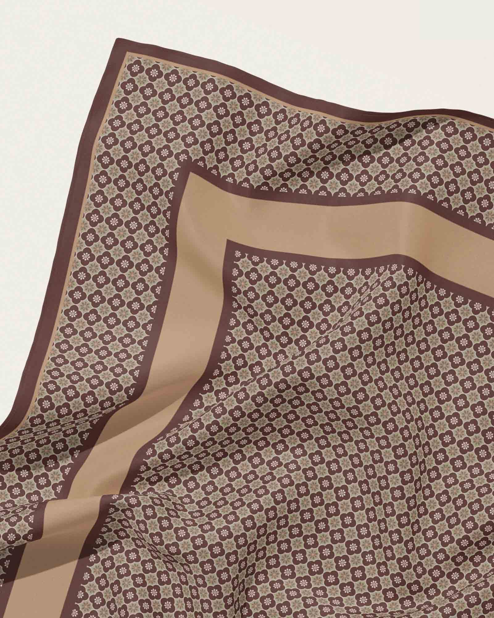 Zellij Square in Granite Brown