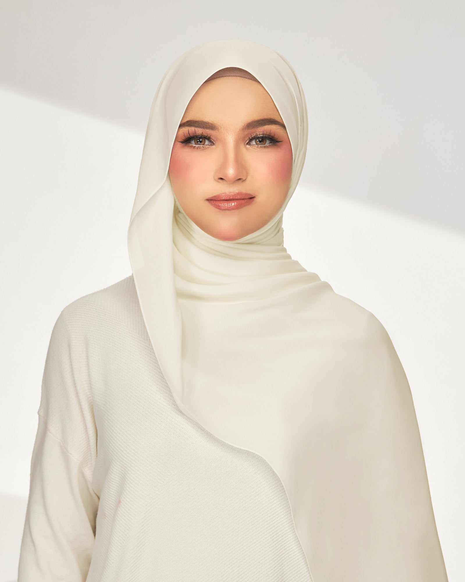 Alleia Diamond Chiffon Shawl