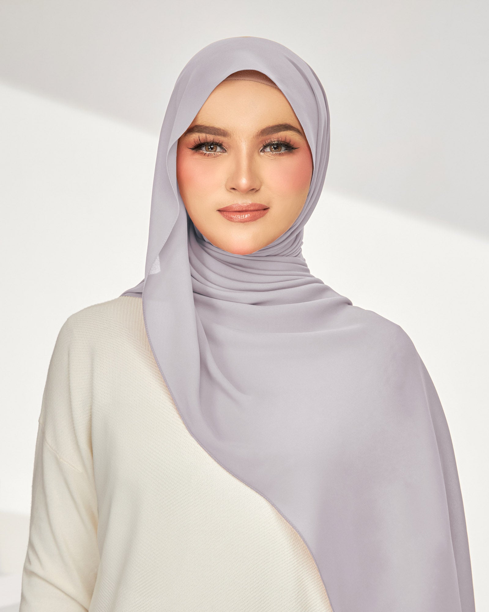 Alleia Diamond Chiffon Shawl