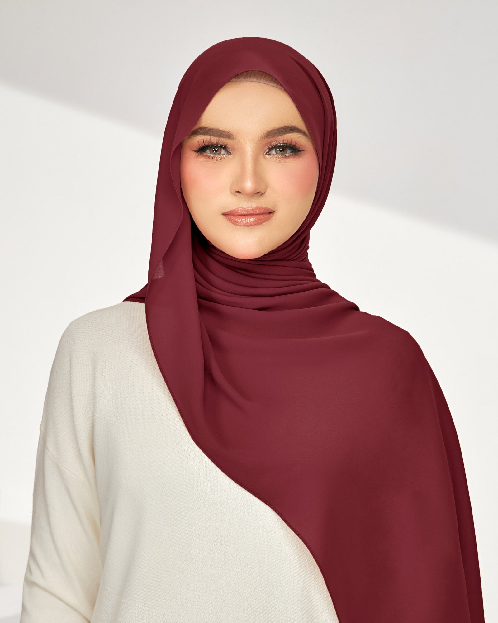 Alleia Diamond Chiffon Shawl