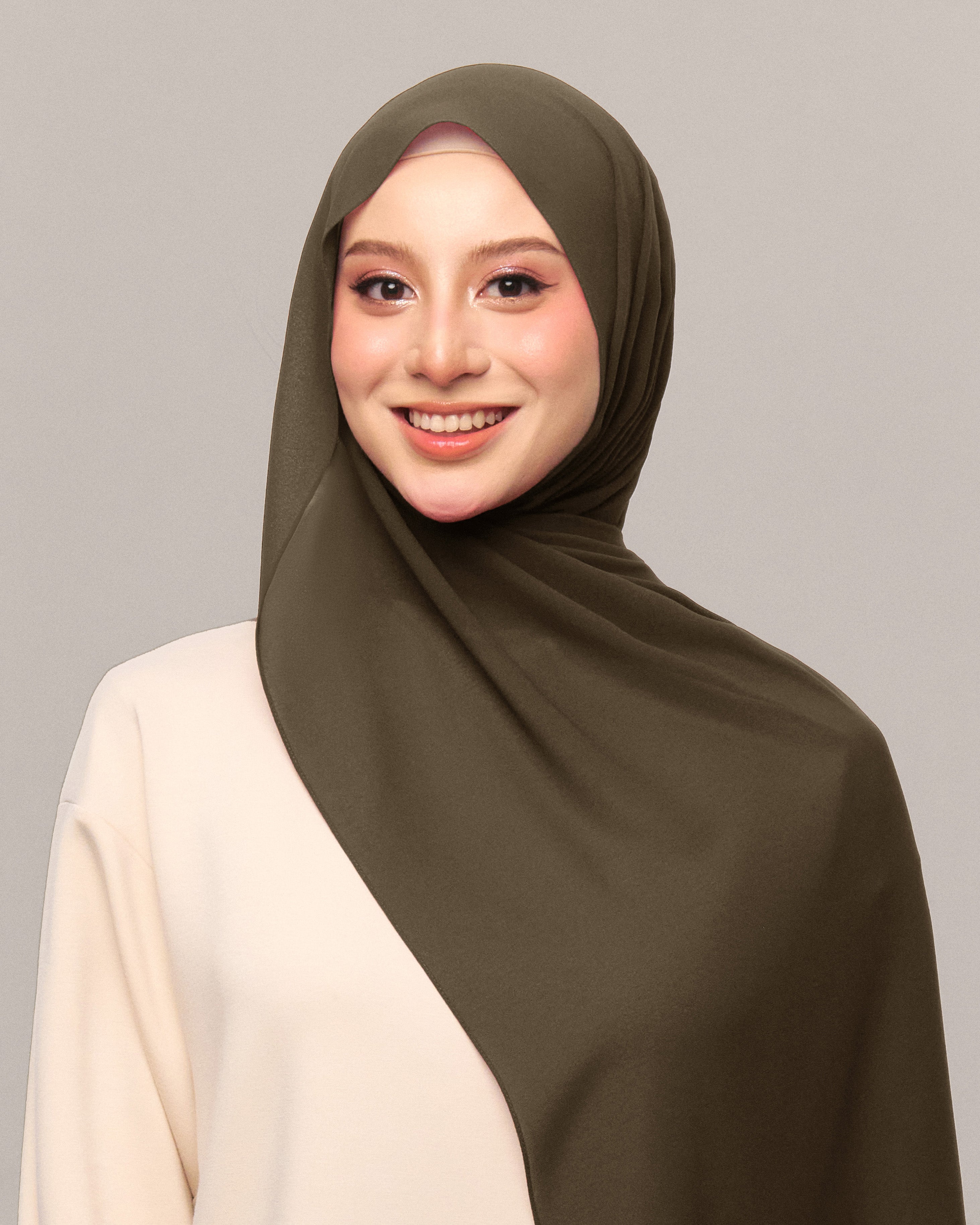 Safiyya Pearl Chiffon Shawl