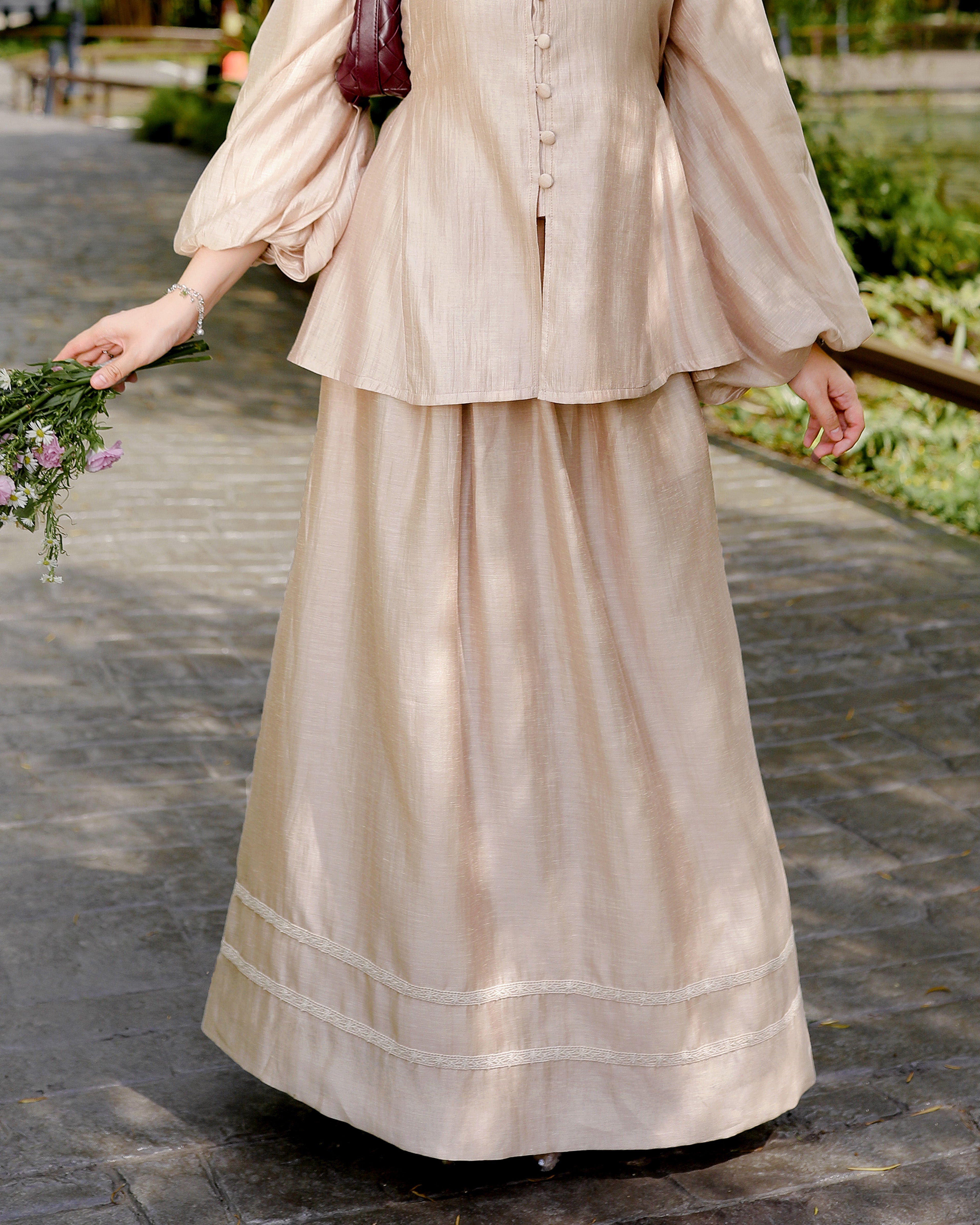 CLARA SKIRT IN NUDE