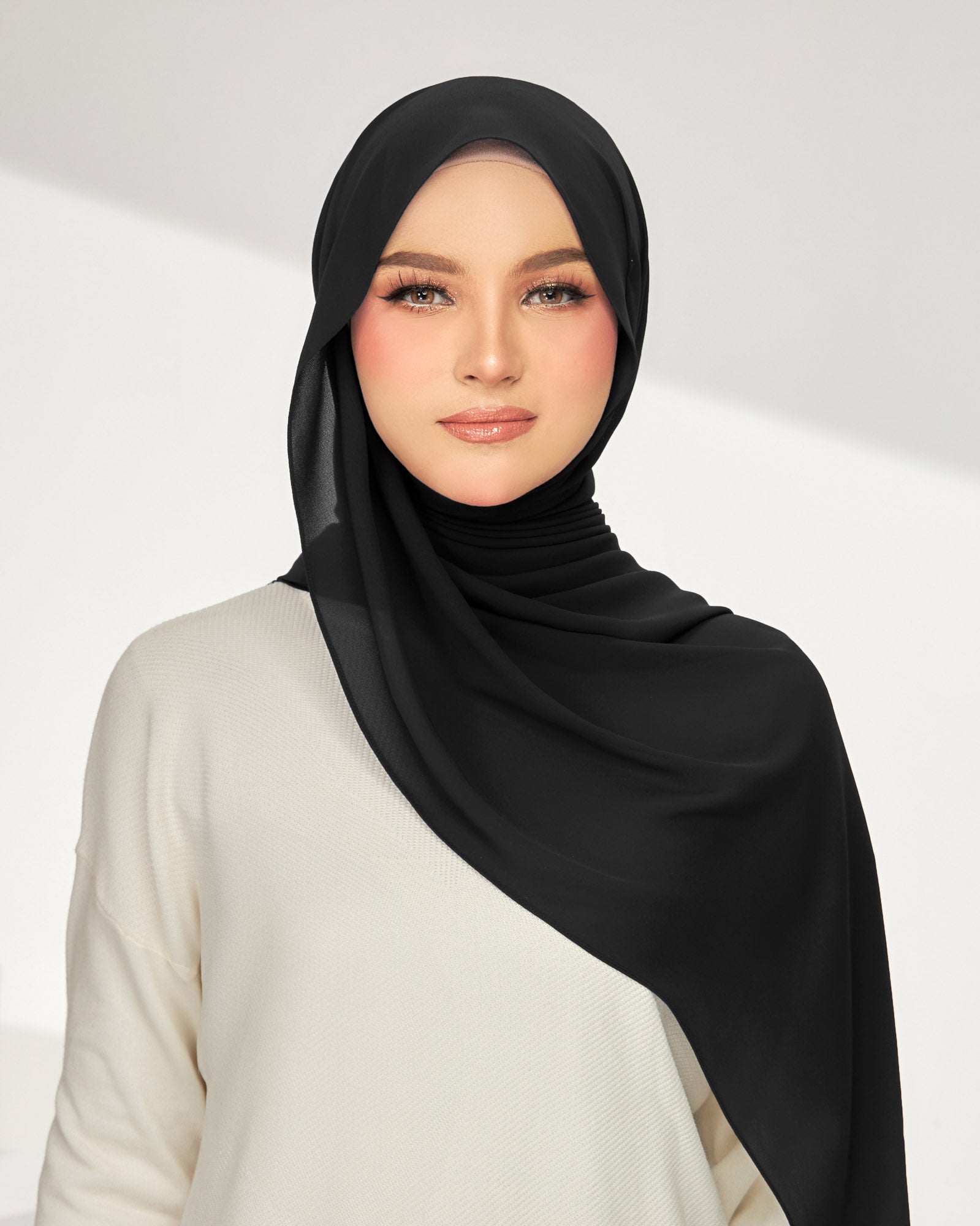 Alleia Diamond Chiffon Shawl