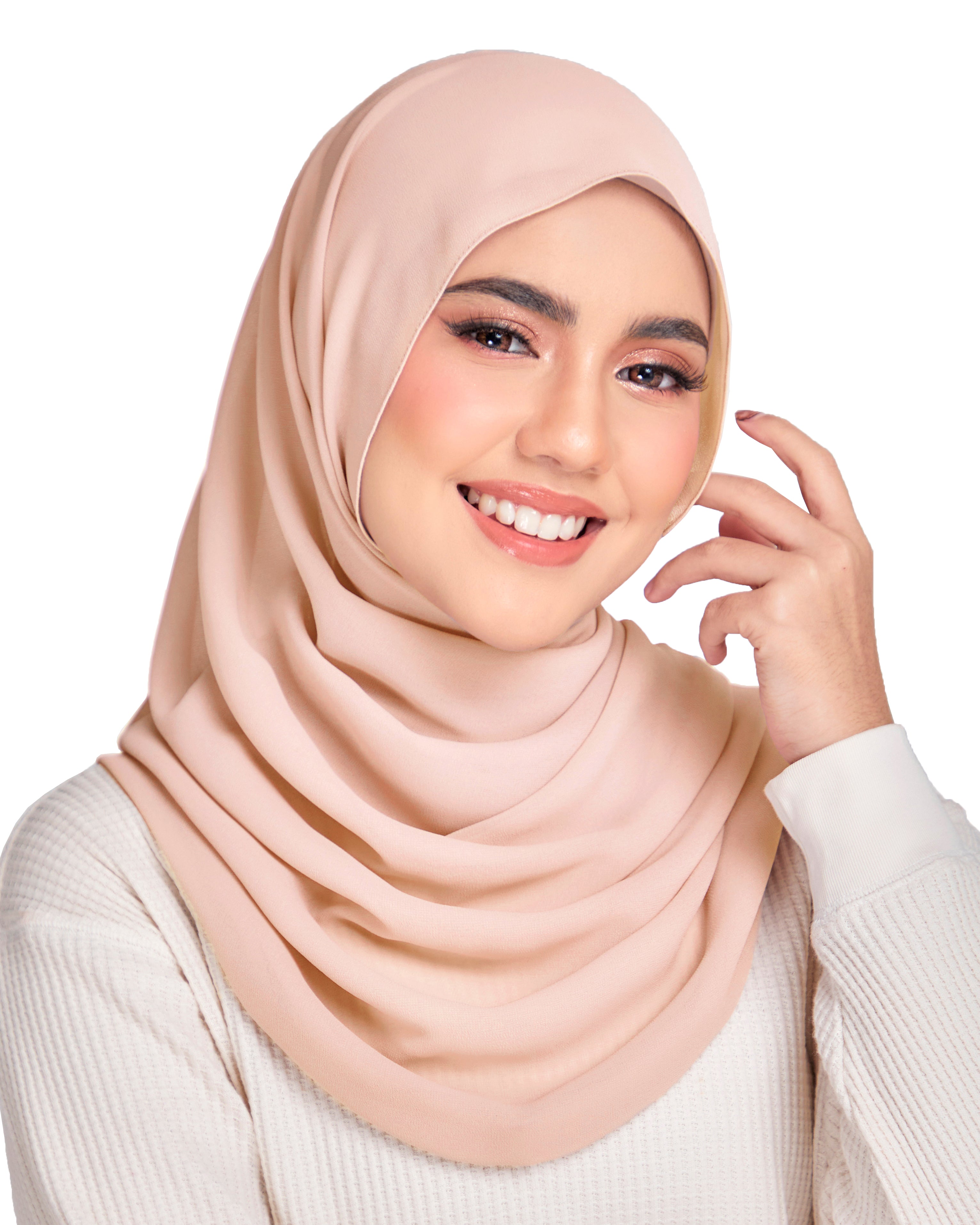 SAFIYYA PEARL CHIFFON SHAWL