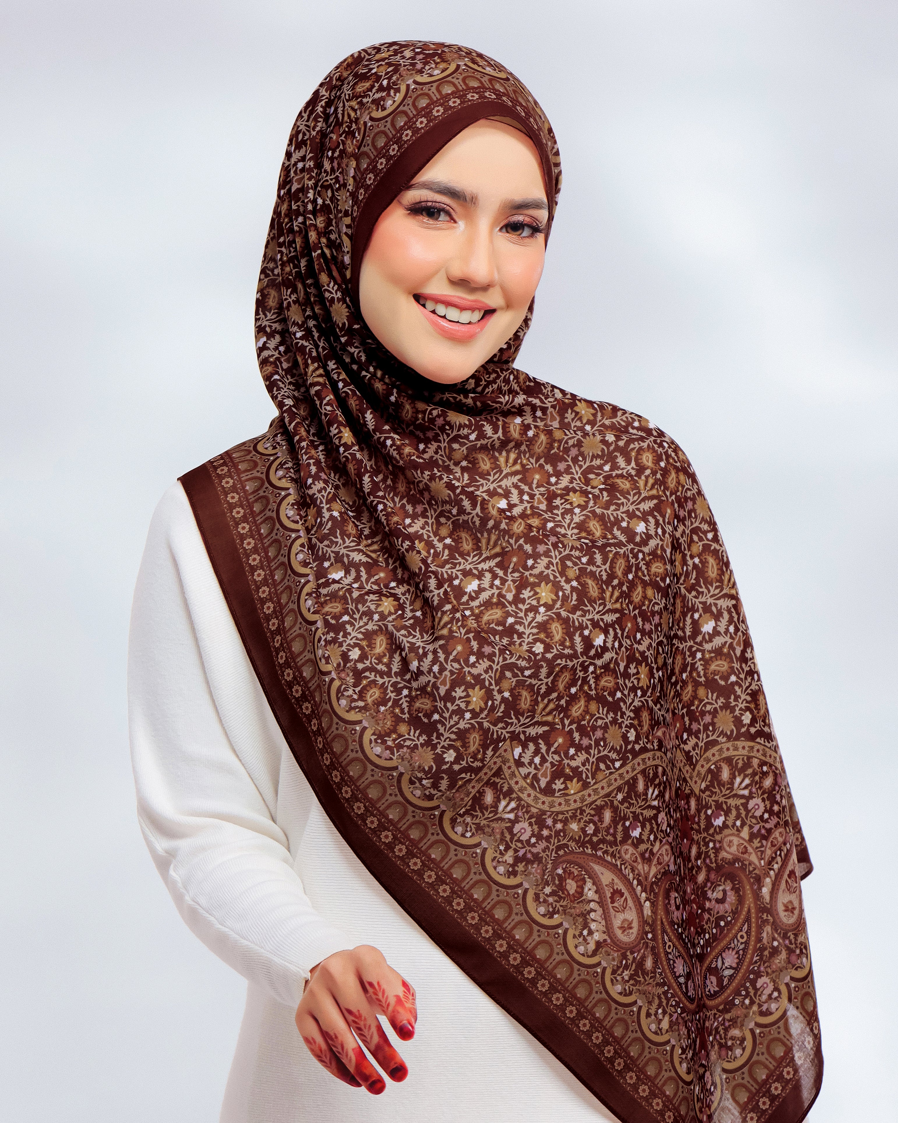 Mohabbatein in Ishika Spice Cotton Shawl