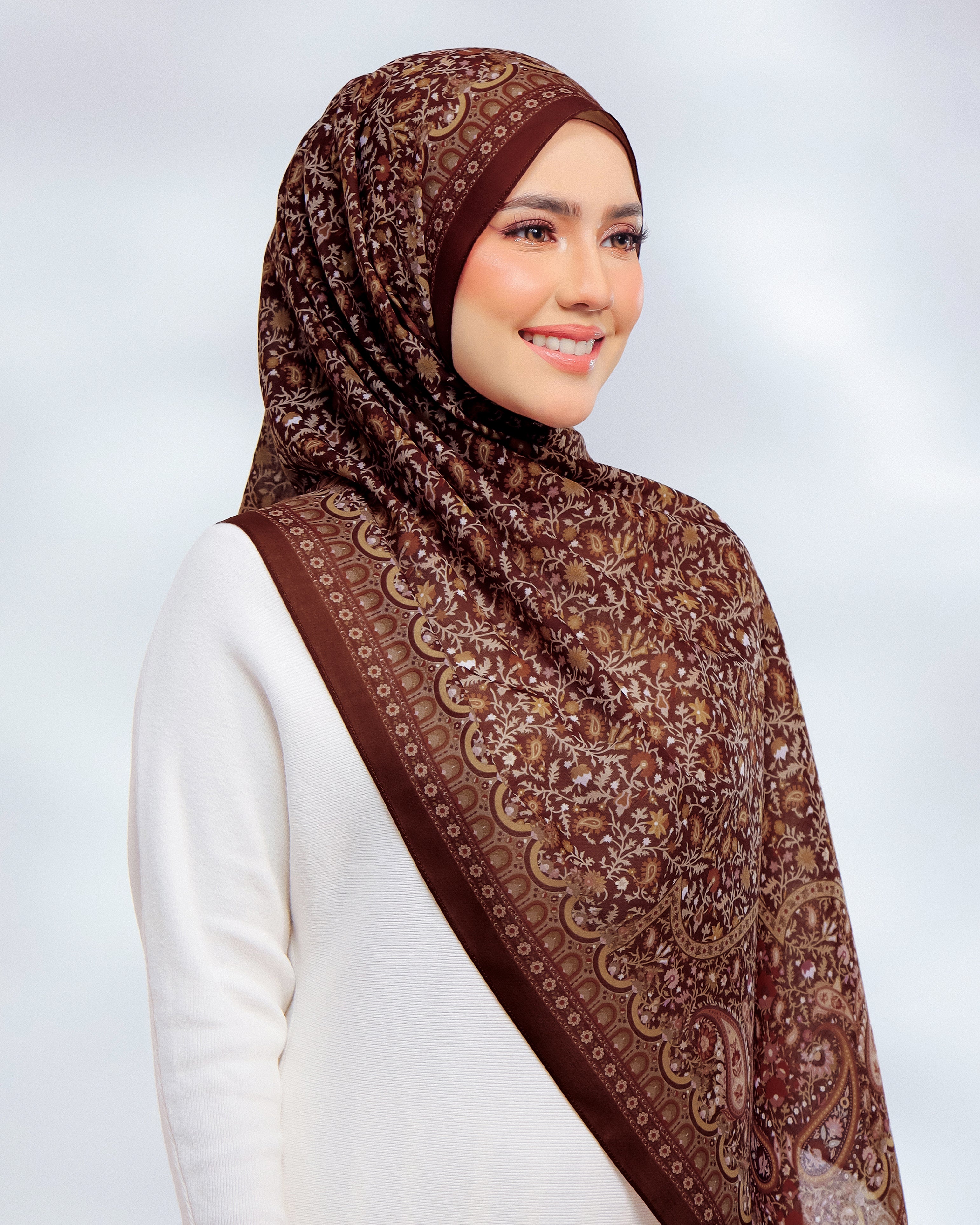 Mohabbatein in Ishika Spice Cotton Shawl