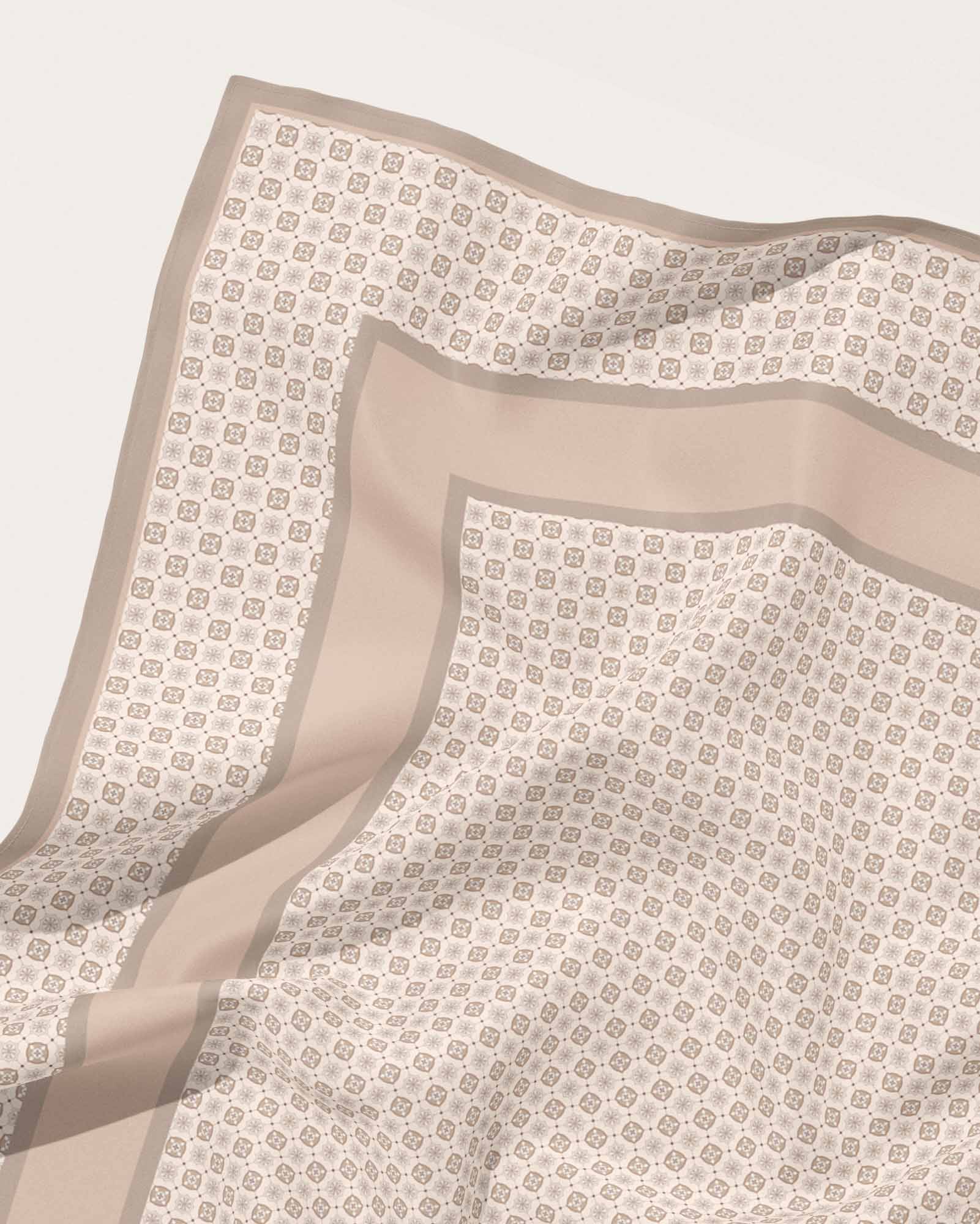 Zellij Square in Sanddune Nude