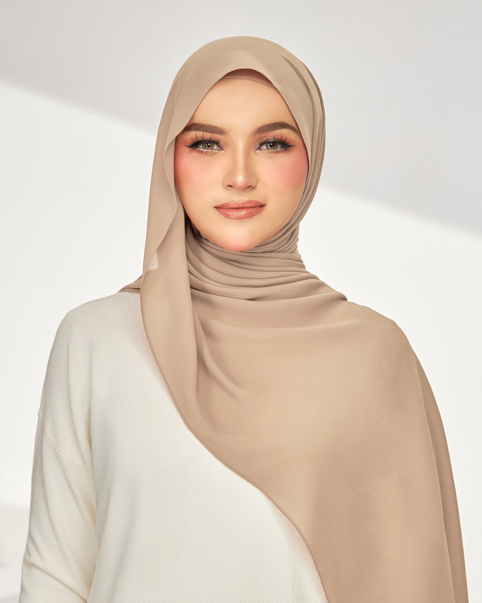 Alleia Diamond Chiffon Shawl