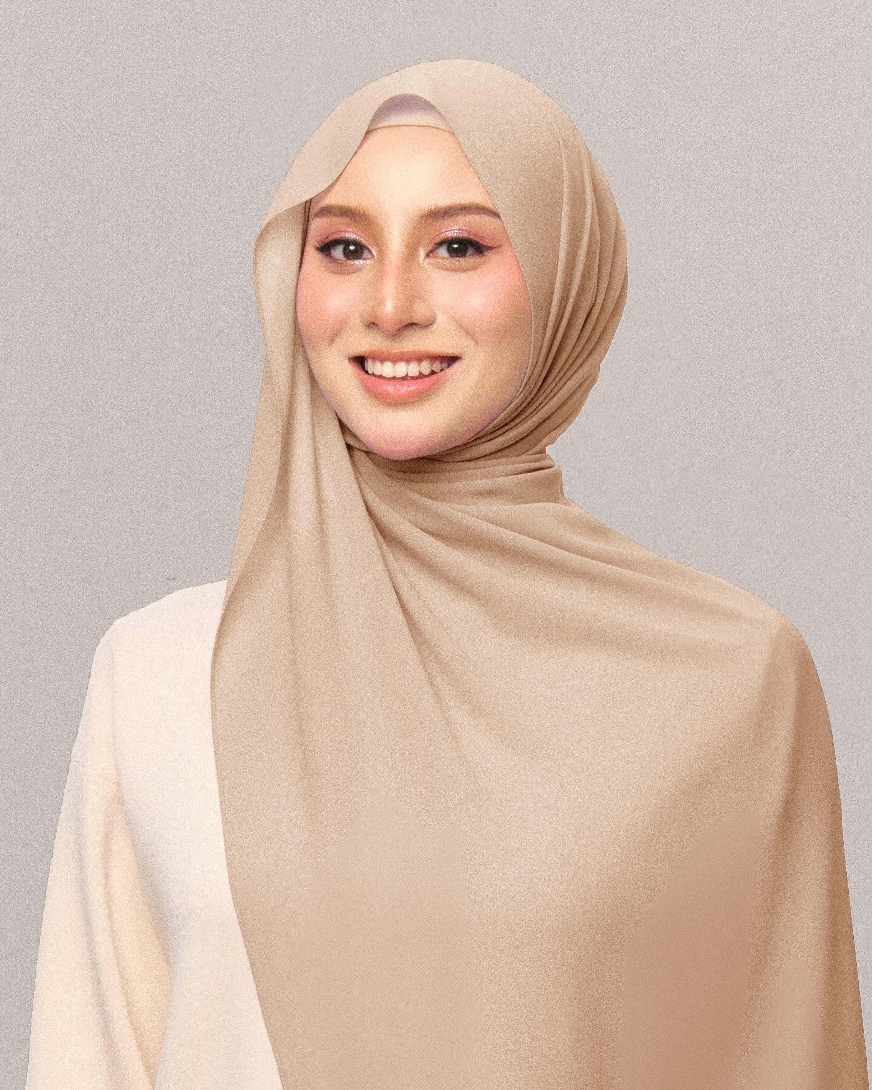 plain shawl chiffon