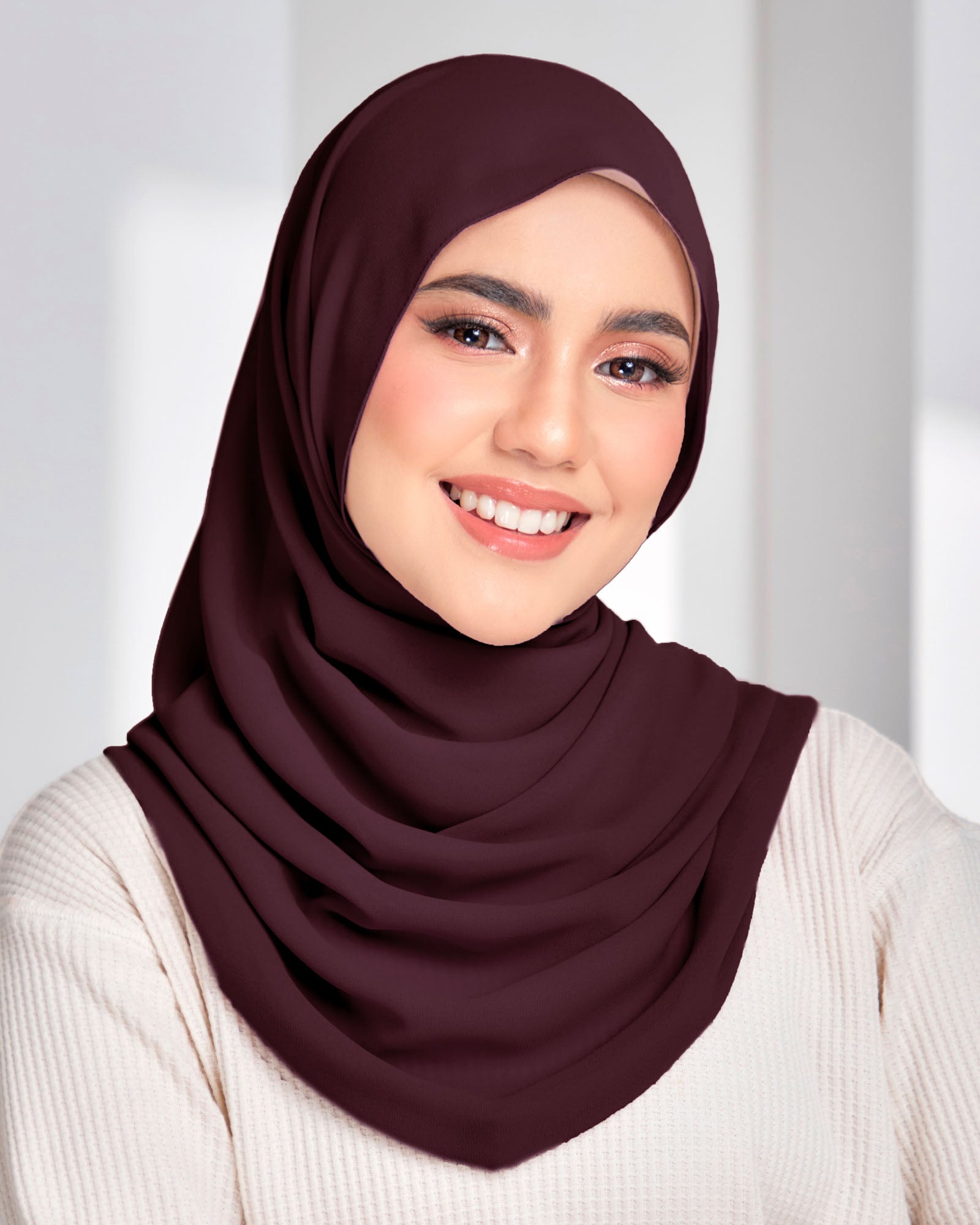 SAFIYYA PEARL CHIFFON SHAWL