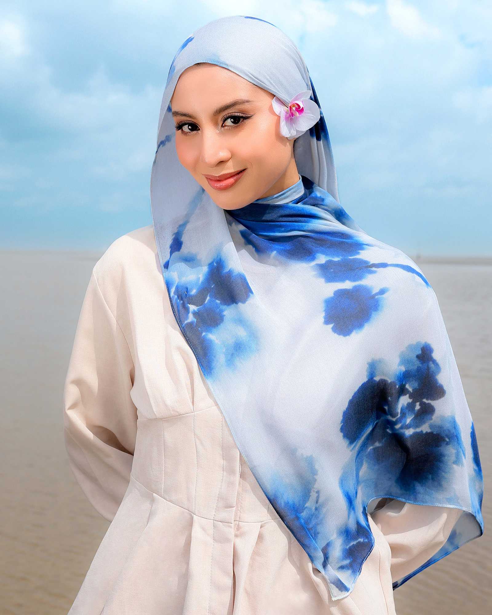 ORCHID IN VENNY MODAL SHAWL