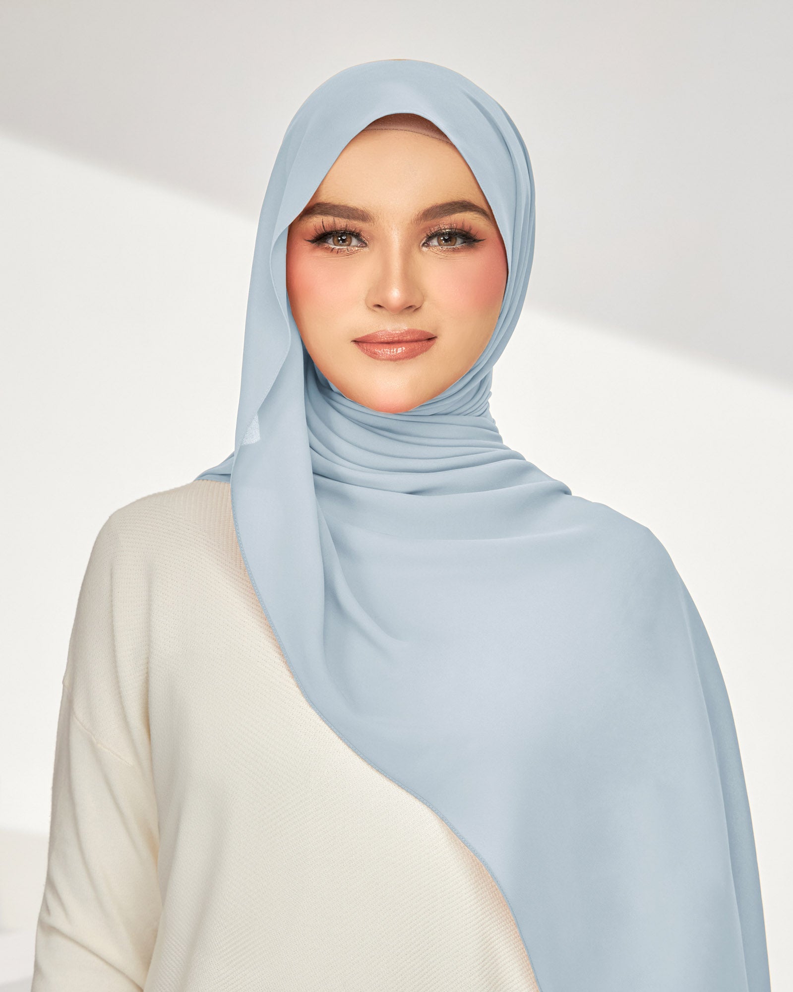 Alleia Diamond Chiffon Shawl