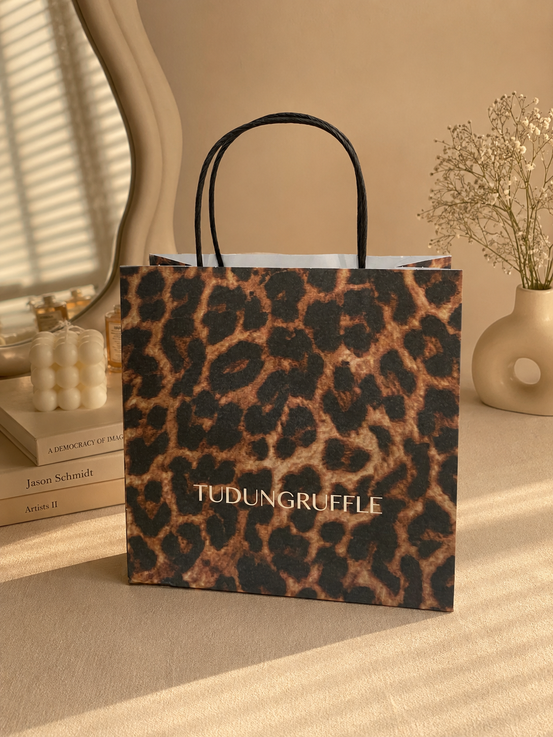 S-LEOPARD PAPERBAG SMALL