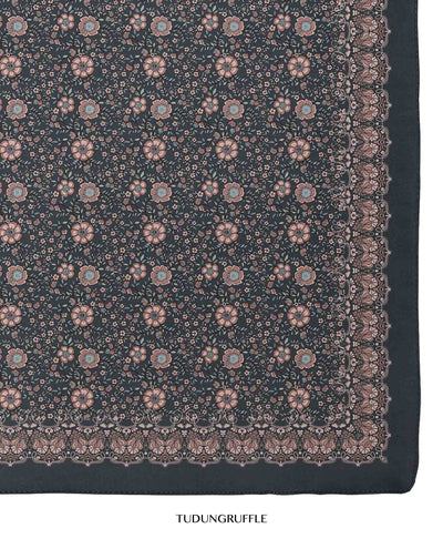 Vintage Garden in Sara Cotton Shawl
