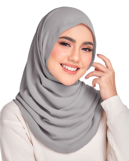 Safiyya Pearl Chiffon Shawl