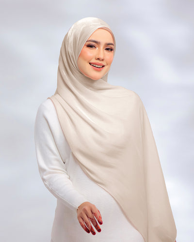 Giselle Pleated Glitter Chiffon Shawl