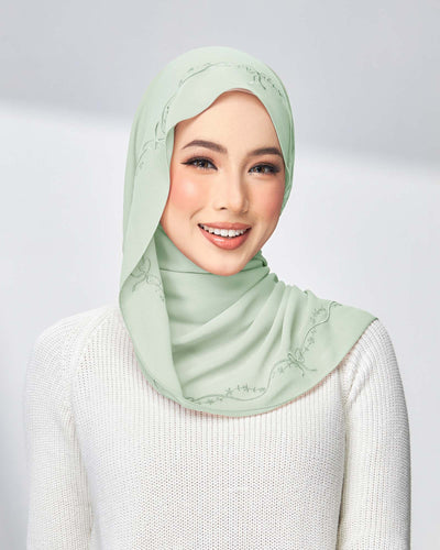 Elysian Pearl Chiffon Shawl