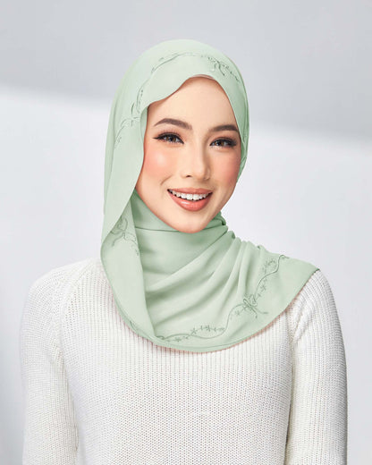 Elysian Pearl Chiffon Shawl