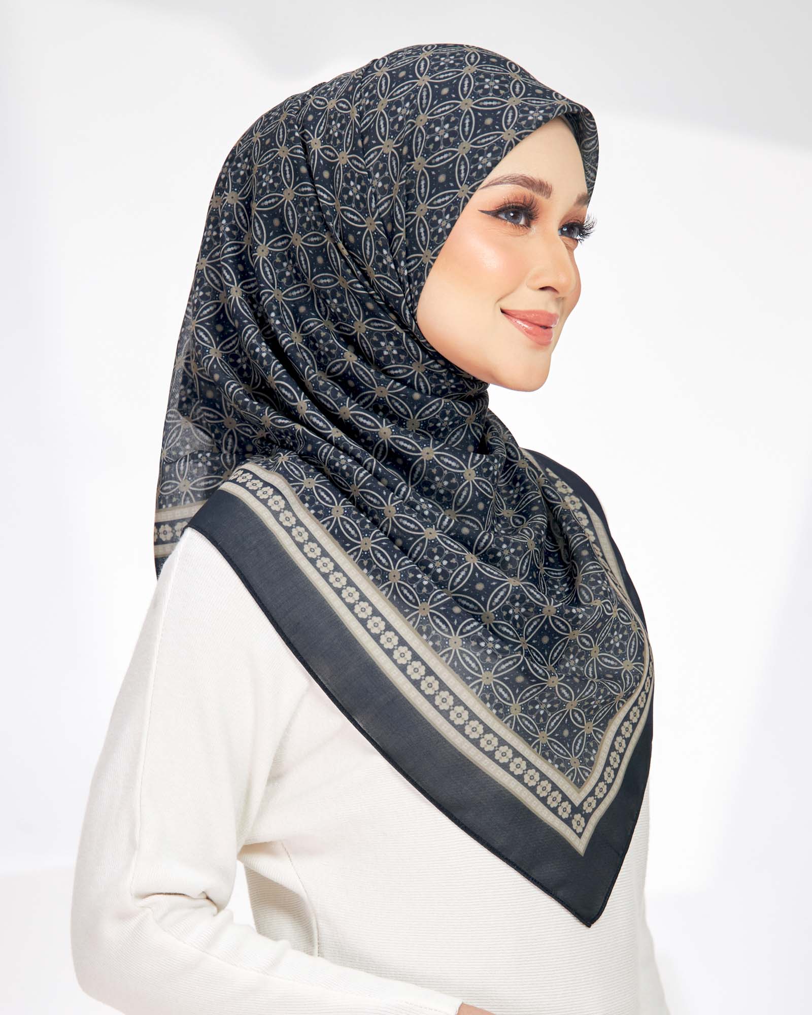 Marrakech in Atlas Space Cotton Shawl
