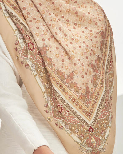 Tahzeeb in Bayj Wheat Shawl