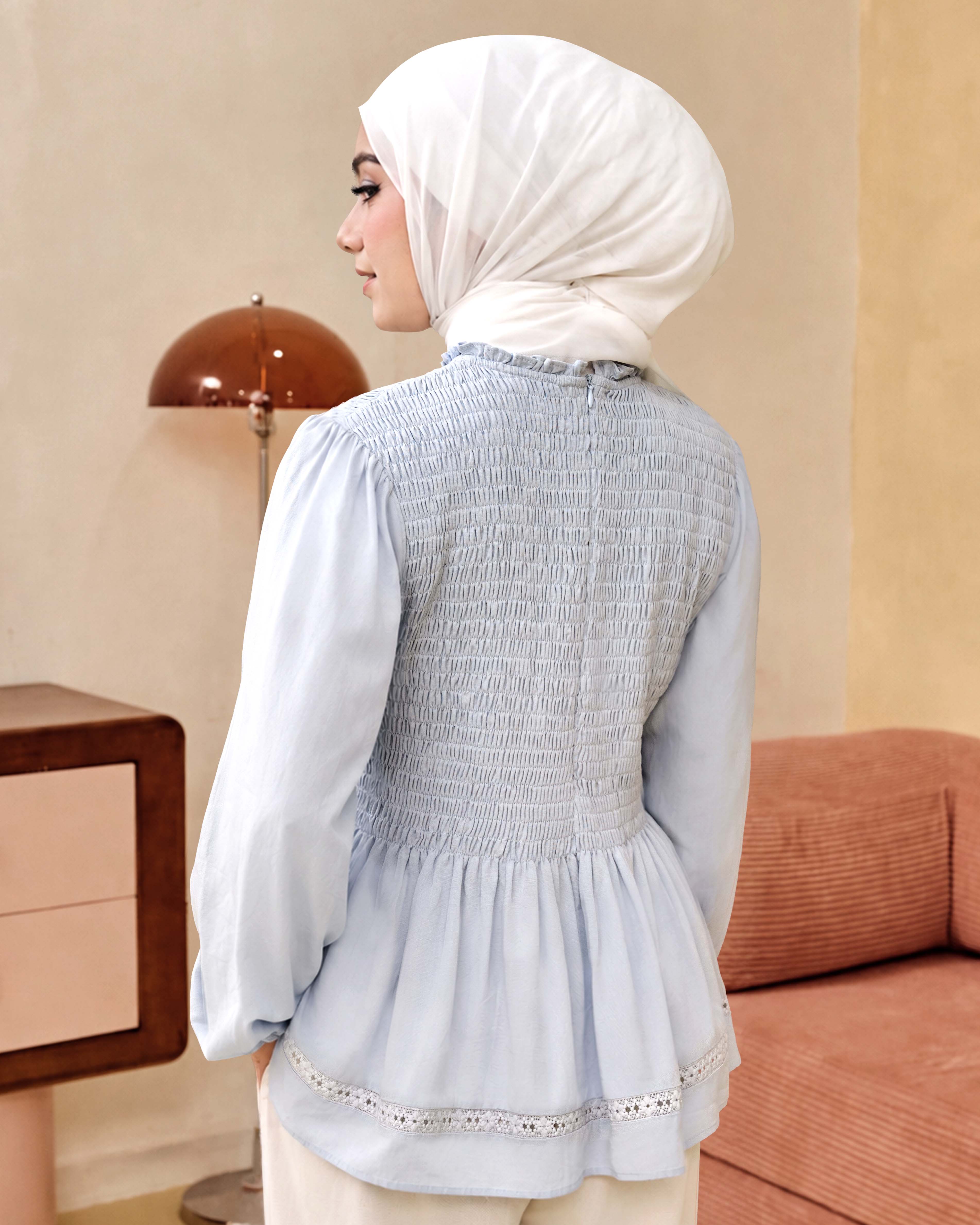 Betly Top in Baby Blue