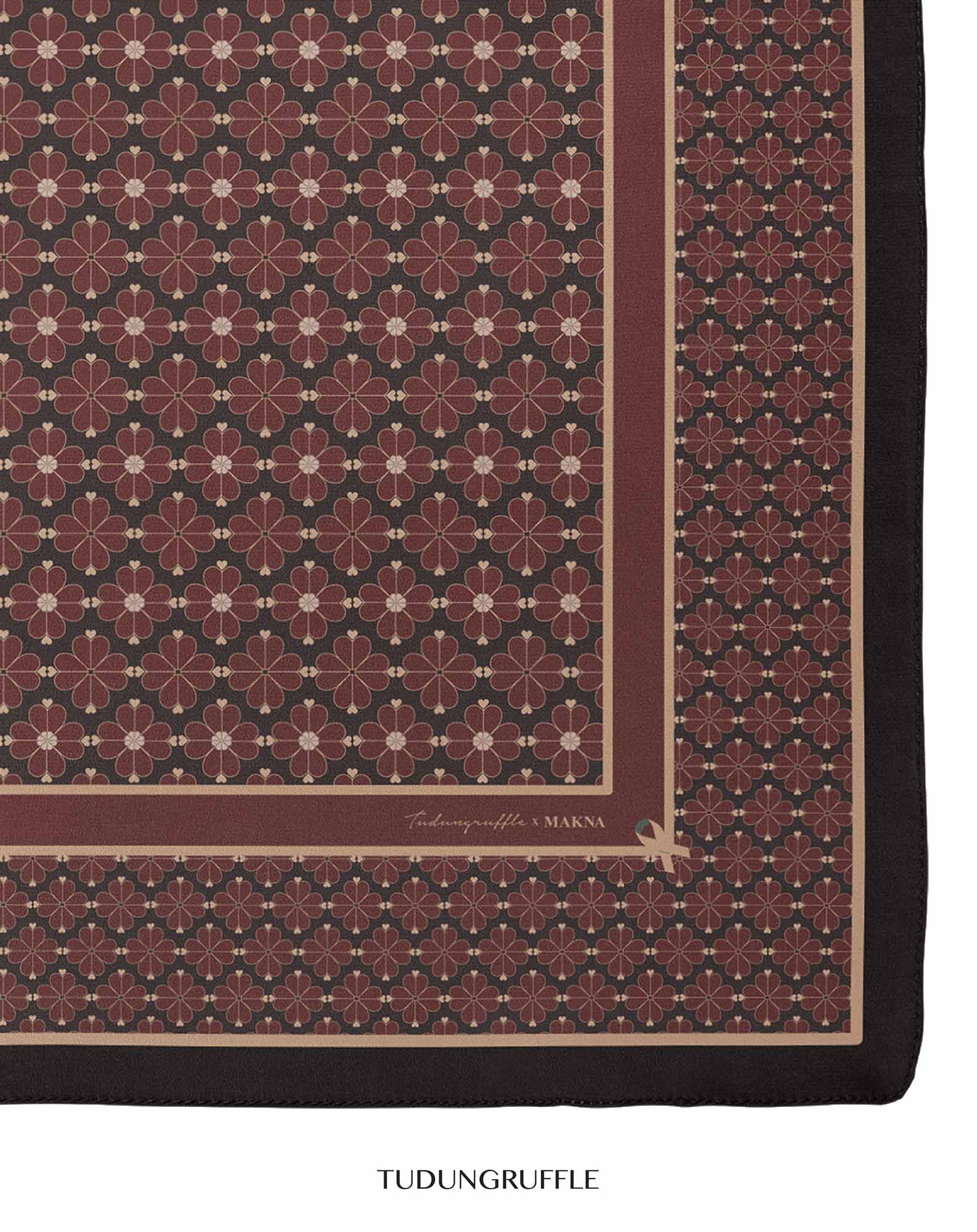 Hope in Biopsy Berry Satin Shawl