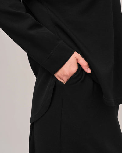 CORA TOP IN BLACK