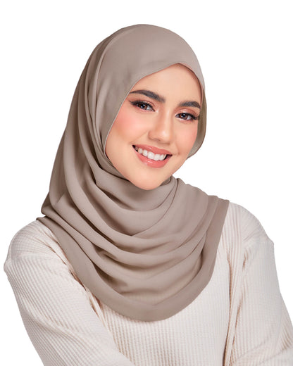 Safiyya Pearl Chiffon Shawl