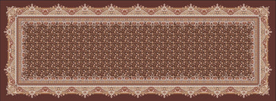 Tahzeeb in Buniya Mahogany Shawl