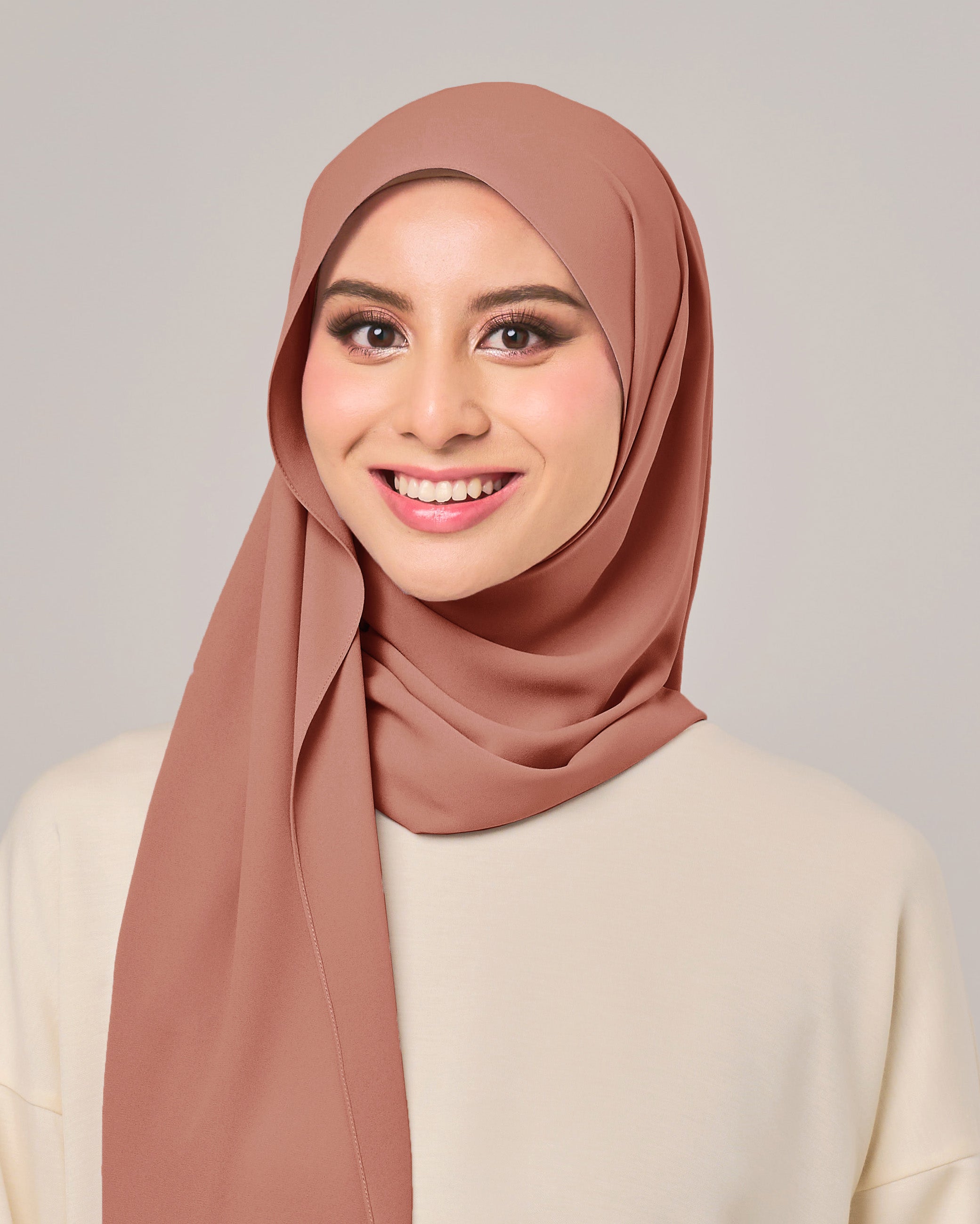 Ayra Hoodie Crepe Chiffon Shawl
