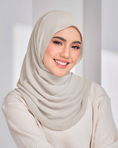 Safiyya Pearl Chiffon Shawl