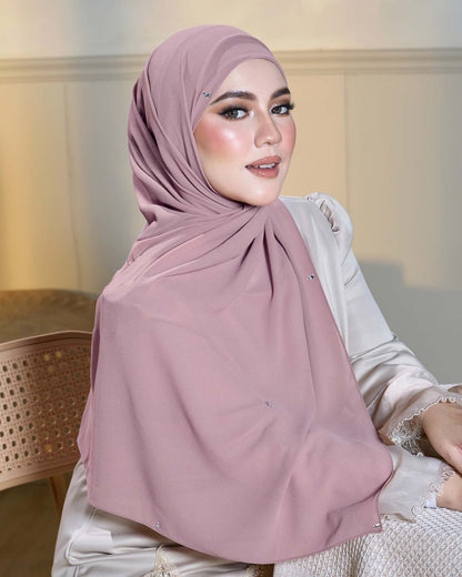 Athena Pearl Chiffon Shawl