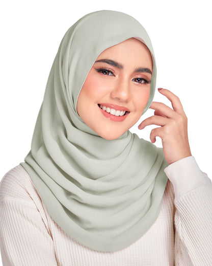 Safiyya Pearl Chiffon Shawl