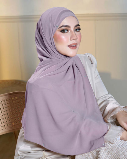 Athena Pearl Chiffon Shawl
