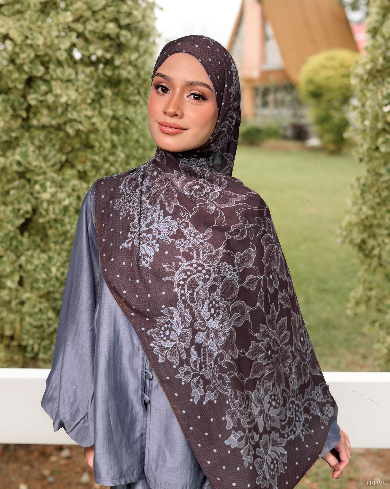 Modal Lace in Chicory Coffee