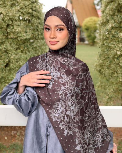Modal Lace in Chicory Coffee